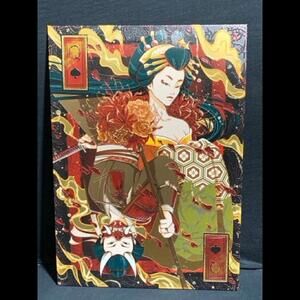 Limited Edition Grace In Spades By Kitsune Yumiko Displate Metal Wall Art 18x12